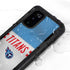 NFL Tennessee Titans White Striped Galaxy S20 Waterproof Case