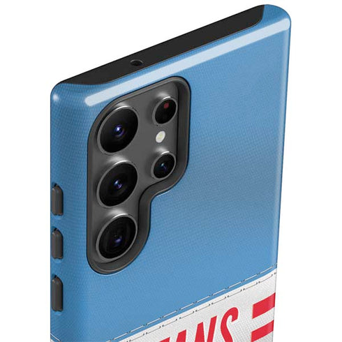 NFL Tennessee Titans White Striped Galaxy S23 Ultra Pro Case
