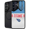 NFL Tennessee Titans White Striped Galaxy S25 Kickstand Case