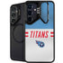 NFL Tennessee Titans White Striped Galaxy S25 Kickstand Case