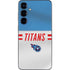 NFL Tennessee Titans White Striped Galaxy S25 Plus Skin