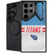 NFL Tennessee Titans White Striped Galaxy S25 Ultra Kickstand Case
