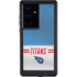 NFL Tennessee Titans White Striped Galaxy S24 Ultra Waterproof Case