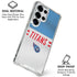 NFL Tennessee Titans White Striped Galaxy S25 Ultra Clear Case