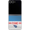 NFL Tennessee Titans White Striped Galaxy Z Flip6 Skin