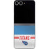 NFL Tennessee Titans White Striped Galaxy Z Flip6 Skin