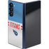 NFL Tennessee Titans White Striped Galaxy Z Fold6 Skin