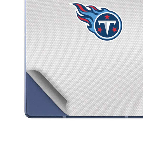 NFL Tennessee Titans White Striped Galaxy Z Fold6 Skin