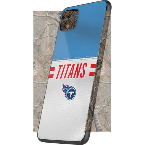 NFL Tennessee Titans White Striped Google Pixel 4 XL Skin
