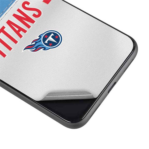 NFL Tennessee Titans White Striped Google Pixel 4 XL Skin