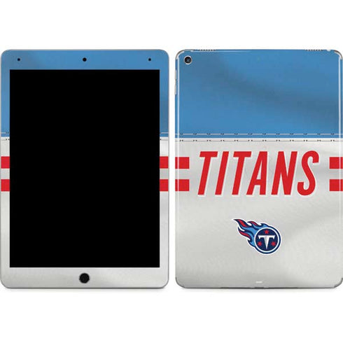 NFL Tennessee Titans White Striped iPad Skins