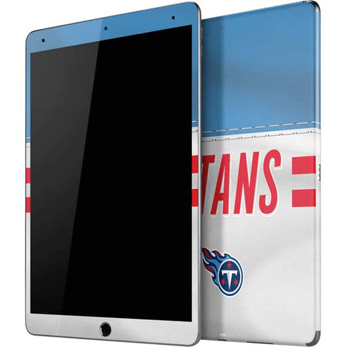 NFL Tennessee Titans White Striped iPad Skins