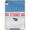 NFL Tennessee Titans White Striped iPad 11th Gen (2025) Clear Case