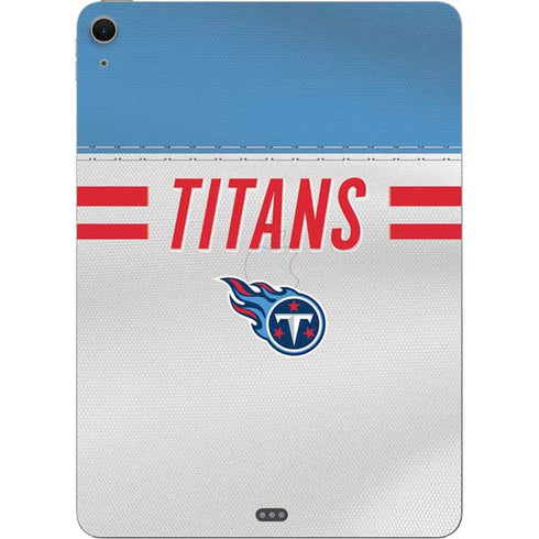 NFL Tennessee Titans White Striped Apple iPad Air Skin