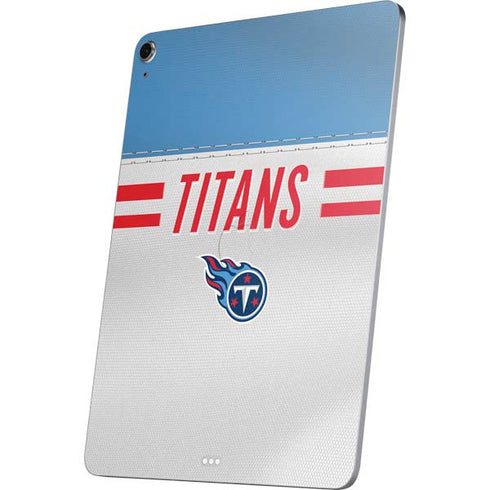 NFL Tennessee Titans White Striped Apple iPad Air Skin