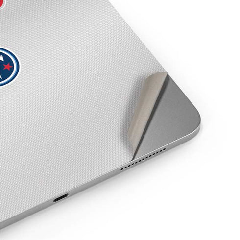 NFL Tennessee Titans White Striped Apple iPad Air Skin