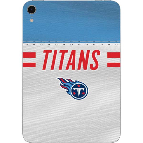 NFL Tennessee Titans White Striped Apple iPad Mini Skin