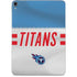 NFL Tennessee Titans White Striped Apple iPad Pro Skin