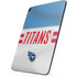 NFL Tennessee Titans White Striped Apple iPad Pro Skin