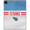 NFL Tennessee Titans White Striped iPad Pro 11in (2024) Clear Case