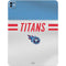 NFL Tennessee Titans White Striped iPad Pro 13in M4 (2024) Skin