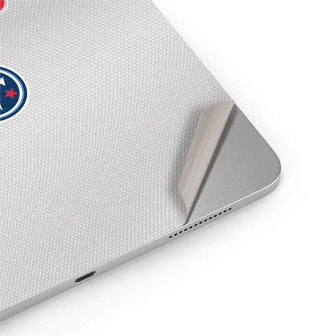 NFL Tennessee Titans White Striped iPad Pro 13in M4 (2024) Skin