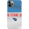 NFL Tennessee Titans White Striped iPhone 11 Pro Lite Case