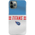 NFL Tennessee Titans White Striped iPhone 11 Pro Lite Case