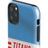 NFL Tennessee Titans White Striped iPhone 11 Pro Max Impact Case