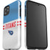NFL Tennessee Titans White Striped iPhone 11 Pro Max Impact Case