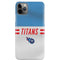 NFL Tennessee Titans White Striped iPhone 11 Pro Max Lite Case