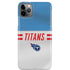 NFL Tennessee Titans White Striped iPhone 11 Pro Max Lite Case