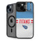 NFL Tennessee Titans White Striped iPhone 14 Plus Kickstand Case