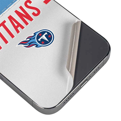 NFL Tennessee Titans White Striped iPhone 15 Pro Max Skin