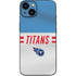 NFL Tennessee Titans White Striped iPhone 15 Skin