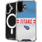 NFL Tennessee Titans White Striped iPhone 16 Plus MagSafe Case