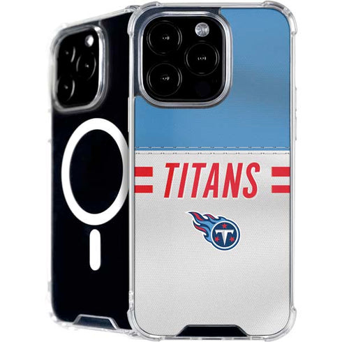 NFL Tennessee Titans White Striped iPhone 16 Pro MagSafe Case