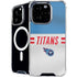 NFL Tennessee Titans White Striped iPhone 16 Pro Max MagSafe Case
