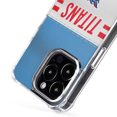 NFL Tennessee Titans White Striped iPhone 16 Pro Max MagSafe Case