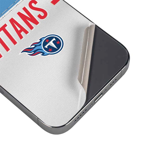 NFL Tennessee Titans White Striped iPhone 16 Pro Max Skin