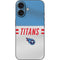 NFL Tennessee Titans White Striped iPhone 16 Skin