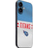 NFL Tennessee Titans White Striped iPhone 16 Skin