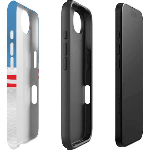 NFL Tennessee Titans White Striped iPhone 16e Impact Case