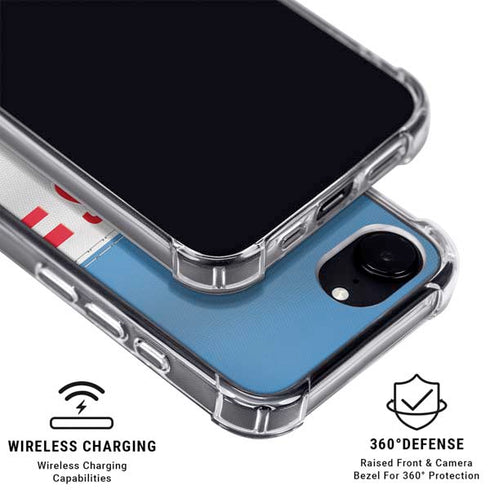 NFL Tennessee Titans White Striped iPhone 16e MagSafe Case