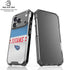 NFL Tennessee Titans White Striped iPhone 18 Pro Clear Case