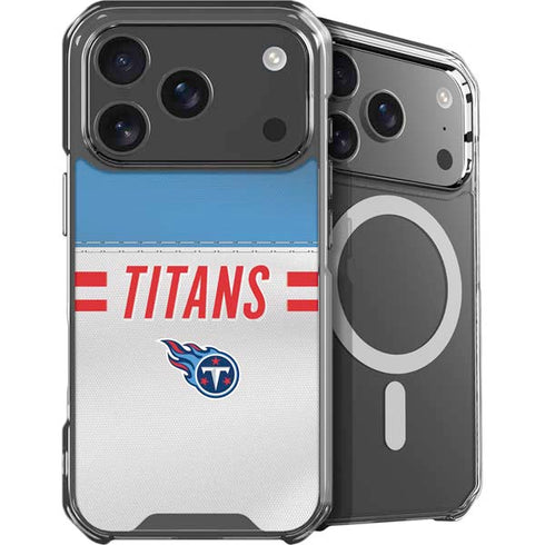 NFL Tennessee Titans White Striped iPhone 18 Pro MagSafe Case
