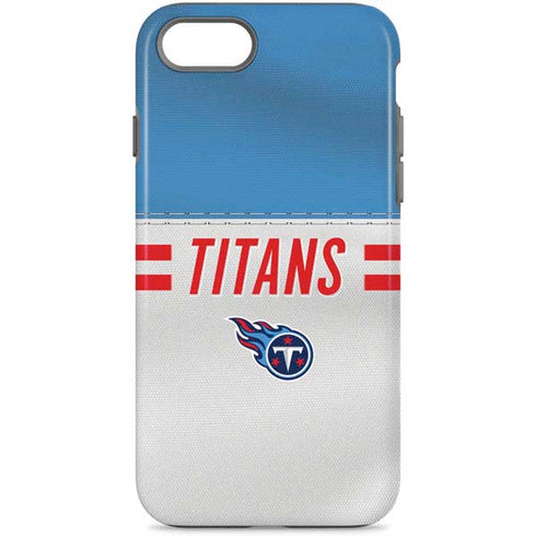 NFL Tennessee Titans White Striped iPhone Cases