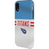 NFL Tennessee Titans White Striped iPhone XR Pro Case