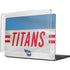 NFL Tennessee Titans White Striped MacBook Pro 14in (2021-24) Case plus Skin