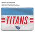 NFL Tennessee Titans White Striped MacBook Pro 14in (2021-24) Case plus Skin